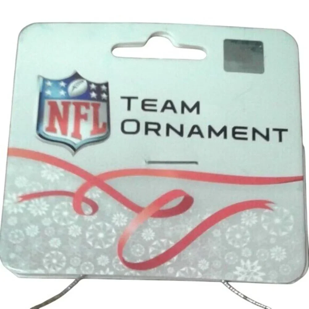 Baltimore Ravens NFL Team Logo Christmas Ornament Metal Round Design Holiday NEW